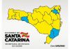 Covid-19: SC melhora no mapa de risco e 4 regiões estão em nível moderado para a doença