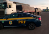 Polícia rodoviária federal flagra caminhão com excesso de peso em Araranguá