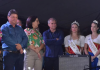 Prefeito, vice e soberanas divulgam VI Agrimeleiro na região