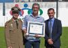 Grêmio Fronteira recebe homenagem da Polícia Militar de Santa Catarina