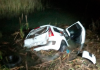 Carro com placas de Araranguá capota em Criciúma