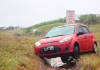 Saída de pista é registrada na Via Rápida