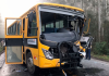 Motorista morre e 22 pessoas ficam feridas em acidente com ônibus escolar na SC-446, em Siderópolis