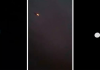 Em nova aparição, Ovnis são flagrados em praia de Itajaí; veja imagens