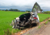 Forquilhinha: motorista morre após colisão frontal entre carro e caminhão na rodovia Jacob Westrup