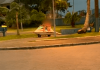 Família passeia com jet ski nas ruas de cidade em SC; veja vídeo que viralizou