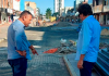 Prefeitura de Araranguá realiza vistoria na obra do calçadão