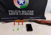 Homem é detido com por tráfico de drogas e posse ilegal de arma em Sombrio