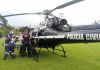 Aeronave da Polícia Civil presta apoio ao SAMU em Santa Rosa do Sul