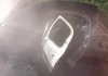 Carro é consumido por chamas na SC-449 em Sombrio