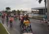 Passeio Ciclístico Maio Laranja reúne mais de 100 participantes em Meleiro