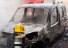 Incêndio destrói veículo no Ermo