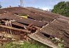 Tornado causa destruição em Praia Grande