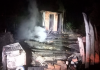 Casa é destruída por incêndio em Sombrio