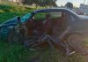 Duas pessoas ficam feridas em grave acidente em Araranguá
