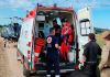Saer/ sarasul atendem homem vítima de acidente de moto em Ermo
