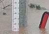 Rio Araranguá esteve no Sábado com 2 metros e 10 cm de altura