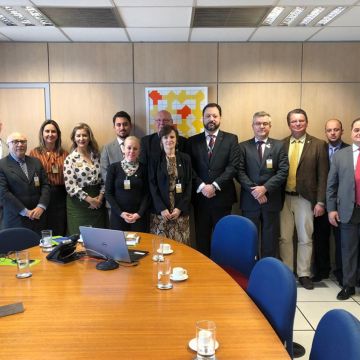 Reitoria da Unesc participa de reuniões em Brasília