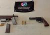 Polícia Militar apreende armas e munições no bairro Vila Isabel em Balneário Arroio do Silva