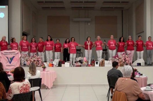 (VIDEO) Tarde Cor de Rosa: mulheres se reúnem para falar sobre prevenção do câncer de ...