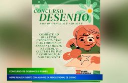 Concurso de desenhos e filmes: Nepre realiza evento com alunos da rede estadual de ensino