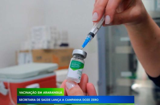 Vacinação em Araranguá: Secretaria de Saúde lança a campanha Doze Zero