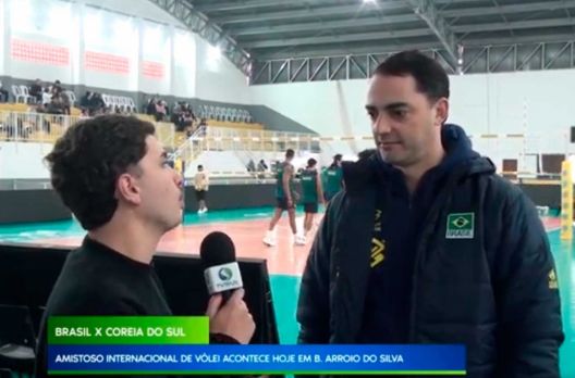 BRASIL X COREIA DO SUL: AMISTOSO INTERNACIONAL DE VÔLEI ACONTECE HOJE EM B. ARROIO DO SIL...