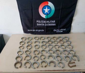 Homem é preso por furtar argolas de puxadores de caixas de sepultura em Santa Rosa do Sul