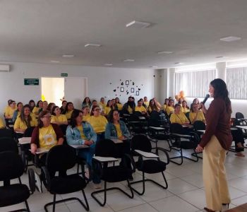 Setembro Amarelo: agentes de saúde participam de palestra sobre autoconhecimento e saúde mental em Sombrio