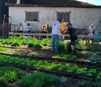 União de reforços: Lions Centro e Associação de Moradores doam verduras para população