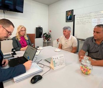 Presidente da Câmara de Vereadores de Araranguá trata de demandas da educação em audiência com secretária de Estado