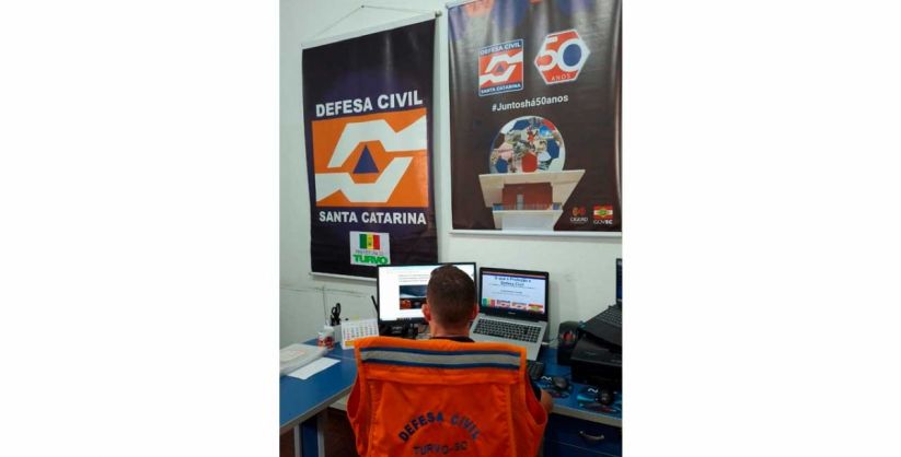 Defesa Civil de Turvo está em alerta e acompanhamento da previsão de ventos