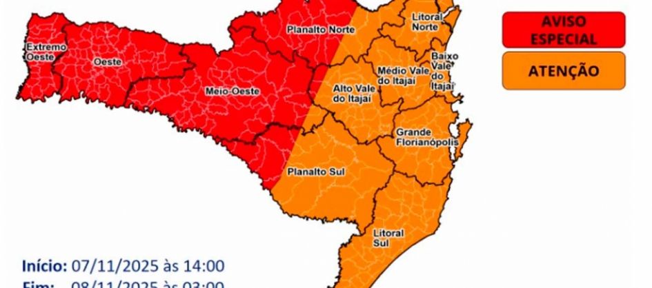 Defesa Civil de Araranguá faz alerta à população