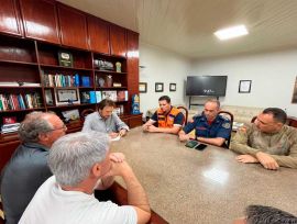 Prefeito de Araranguá faz alinhamento com forças de segurança