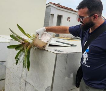 Combate à Dengue em Araranguá: inspeção pós-Finados nos cemitérios
