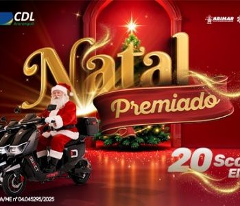 CDL Araranguá lança campanha Natal Premiado e promete agitar o fim de ano com o sorteio de 20 scooters elétricas