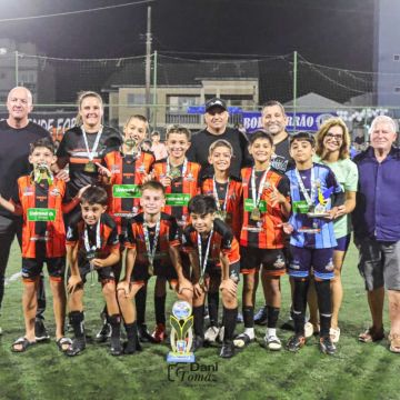 Definidos os campeões da categoria de base da Taça Pizza Água na Boca e De Bem Tintas