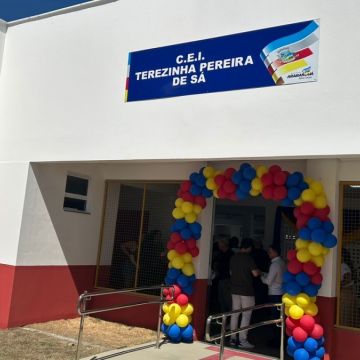 CEI Terezinha Pereira de Sá é entregue à comunidade na Divinéia
