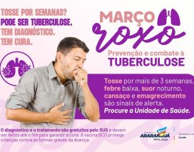 Março roxo destaca prevenção e combate à Tuberculose