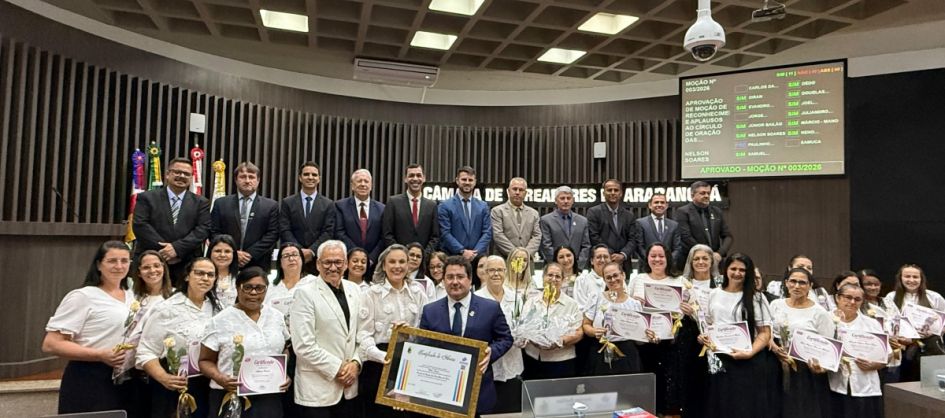 Câmara de Araranguá concede Moção de Reconhecimento ao Círculo de Oração das Assembleias de Deus na 12ª sessão ordinária