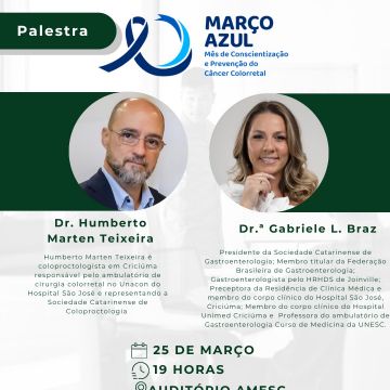 AMESC realiza palestra de conscientização do Março Azul