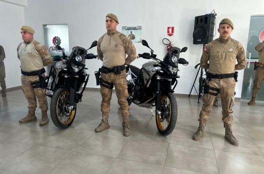 Polícia Militar reforça policiamento com novas motocicletas para a ROCAM no Extremo Sul