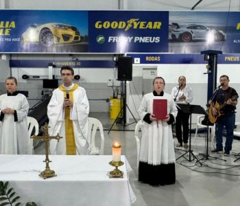 Missas em empresas integram programação da Festa de Nossa Senhora Mãe dos Homens