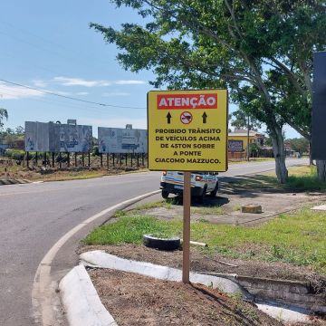 Ponte Giácomo Mazzuco é reaberta ao tráfego de veículos