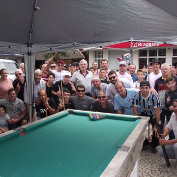 Torneio de sinuca foi a principal atração do Dia+