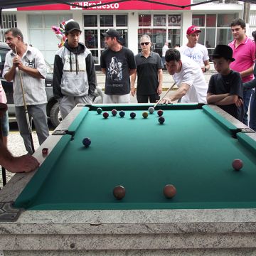 Torneio de sinuca foi a principal atração do Dia+