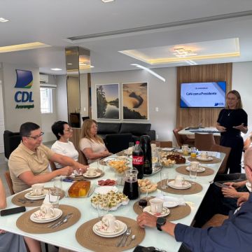 CDL de Araranguá realiza segunda edição do Café com a Presidente