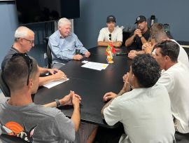 Prefeito recebe entidades e reforça diálogo com comunidade em Balneário Arroio do Silva