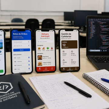 Estudantes de escola de Araranguá criam aplicativos para turismo, transporte e comércio