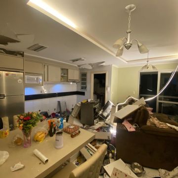 Ocorrência em Içara – Explosão por GLP